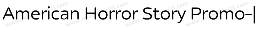 American Horror Story Promo字体转换